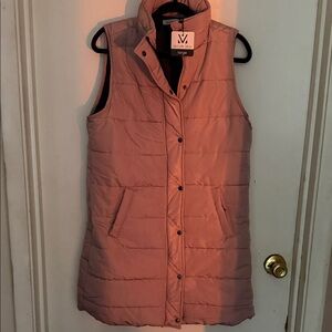 Harlow Women's Pink Long Vest